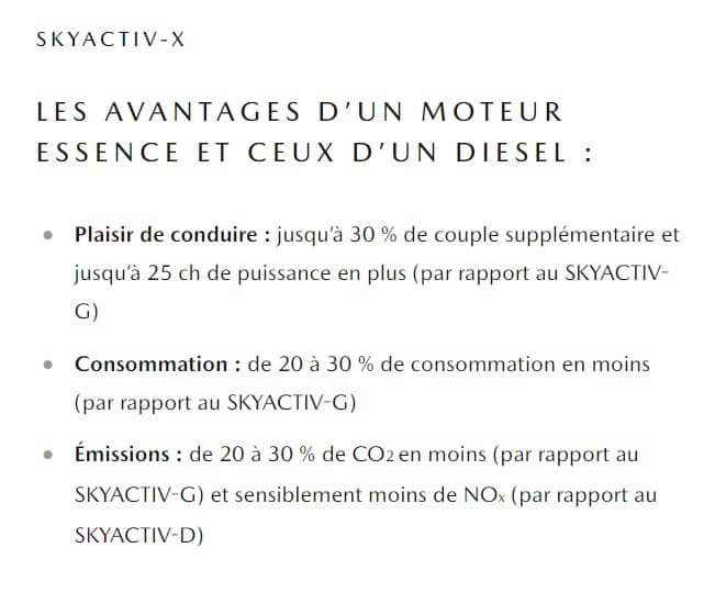 Skyactiv-X de Mazda Motors : le moteur à essence plus avantageux que le diesel
