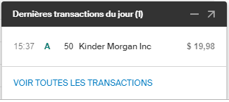 Les dernières transactions du jour sur la nouvelle plateforme de Degiro