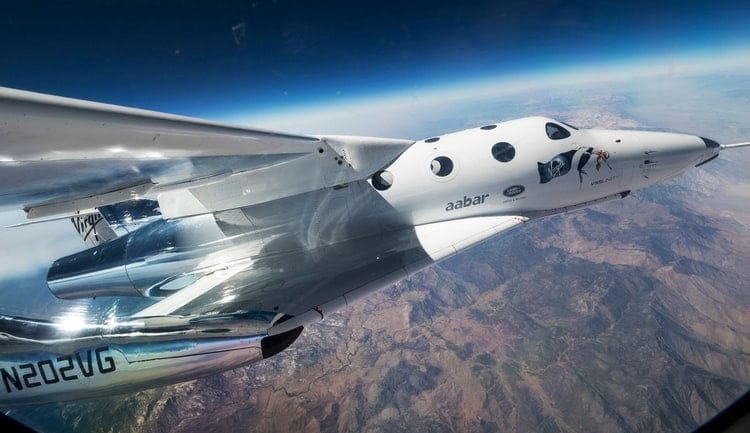 Une navette spatiale de Virgin Galactic Holdings