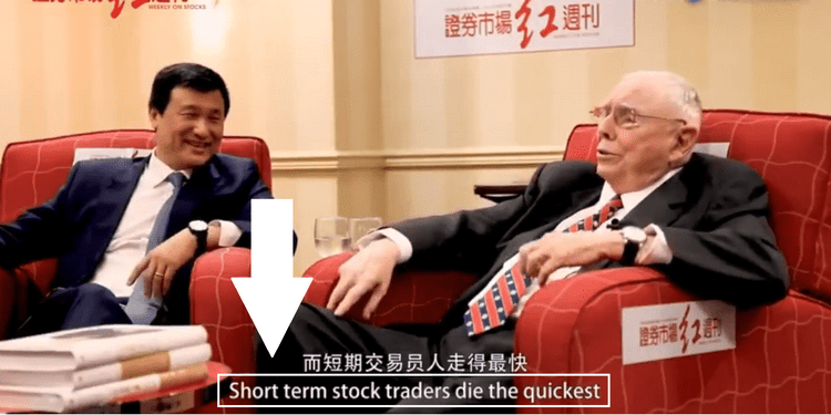 Munger à propos des traders à court terme